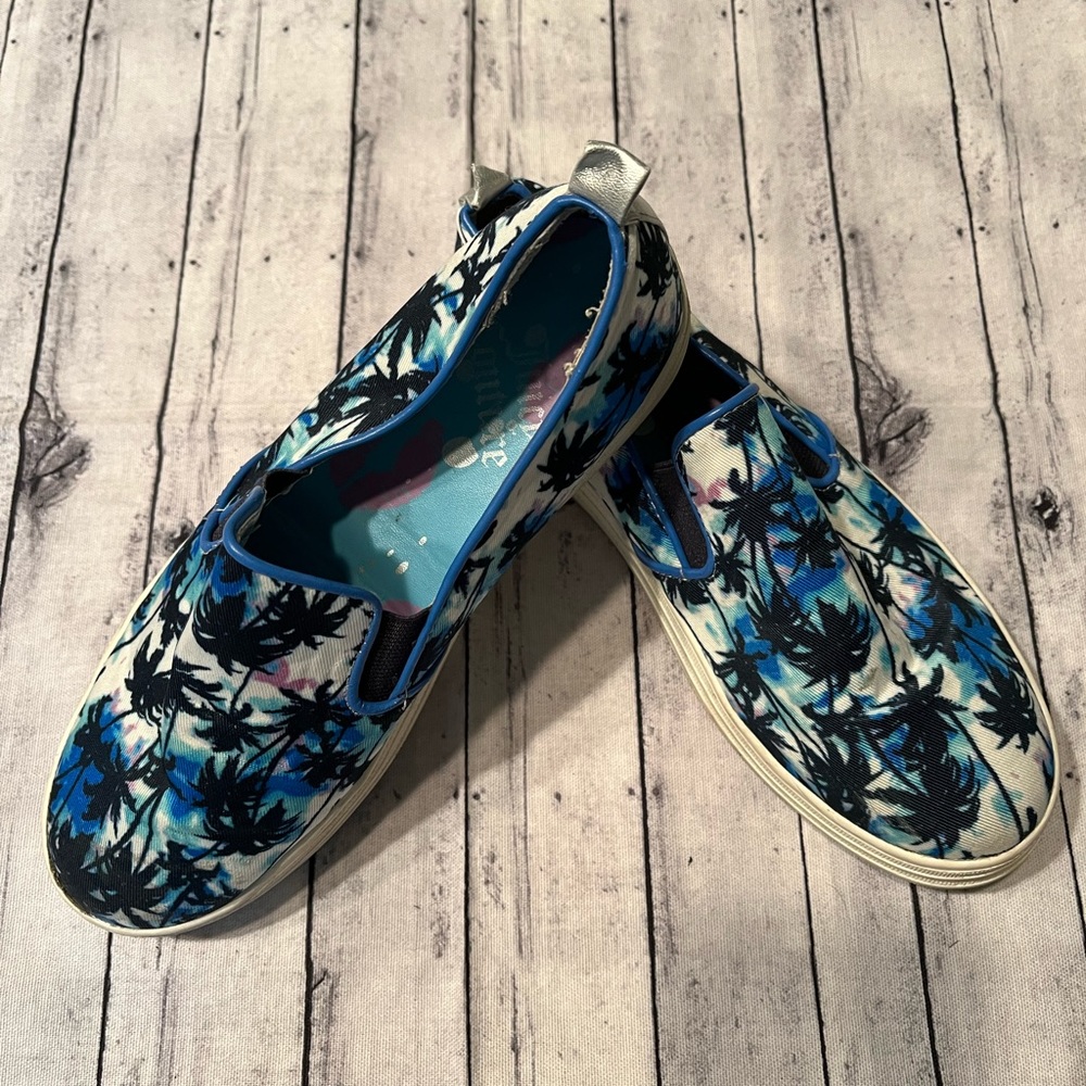 Juicy Couture Slip On Palm Tree Shoes